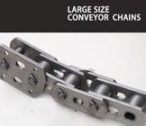comprare 125 mm 100 mm Link di catena di ascensore a secchio Catene trasportatrici di grandi dimensioni Anticorrosione online manufacture