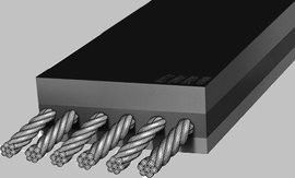 comprare Anti lacrimazione ST1000 Cintura trasportatrice a corda di filo Ritenuta fiamma Alta temperatura online manufacture