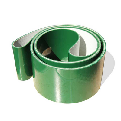 Cintura trasportatrice in PVC verde di qualità alimentare ad alta capacità non inquinante