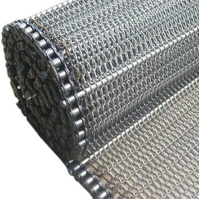 Cavo Mesh Conveyor Belt Fire Resistant di acciaio inossidabile 304