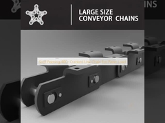 Scatto Peening 40Cr Cranked Link Chain per il carico paver